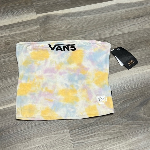 Vans tye dye crop top / tube top size XS NWT - Picture 1 of 5
